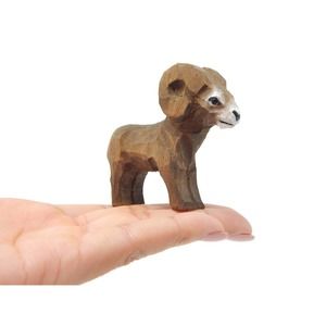 Big Horn Ram Figurine Statue Decor